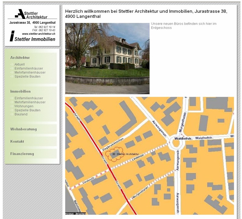 Stettler Architektur und Immobilien  Jurastrasse 38   4900 Langental